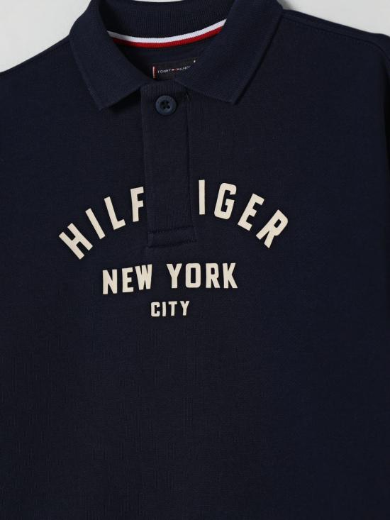 25FW [키즈] 타미힐피거 폴로 셔츠 KB0KB09805 C1G Navy - TOMMY HILFIGER