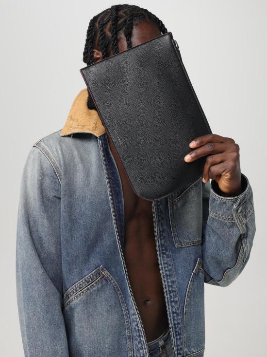 25FW 알렉산더 맥퀸 클러치/파우치 8148501VDCC 1000 Black - ALEXANDER MCQUEEN