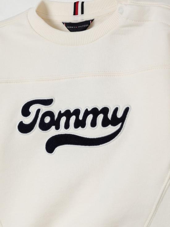 25FW [키즈] 타미힐피거 풀오버 KB0KB09985 YA8 Yellow Cream - TOMMY HILFIGER