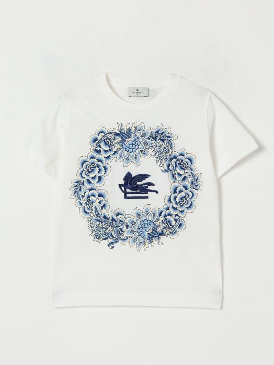 25FW [키즈] 에트로 티셔츠 GX8A11Z3186 101CE Denim