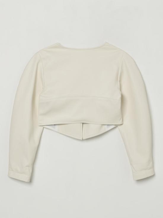 25SS [키즈] 모나리자 캐주얼 자켓 17E1005032 0001 Yellow Cream - MONNALISA