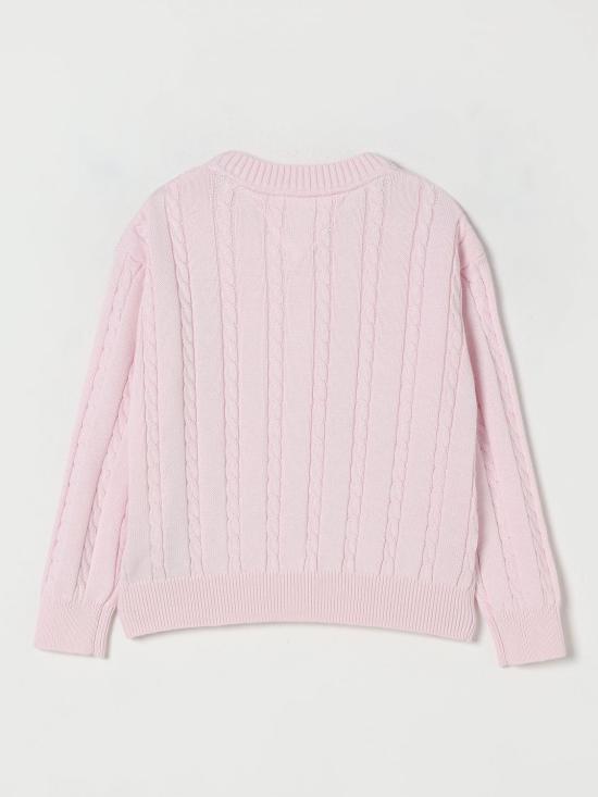 25FW [키즈] 타미힐피거 풀오버 KG0KG08546 TOG Pink - TOMMY HILFIGER