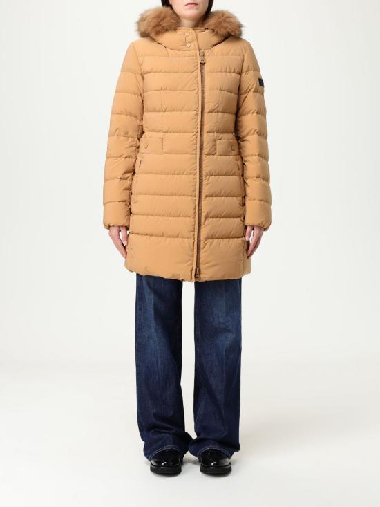 25FW 페트레이 세리올라 ML 06 하이칼라 퍼 롱 다운 재킷 PED545801190986 826 Red