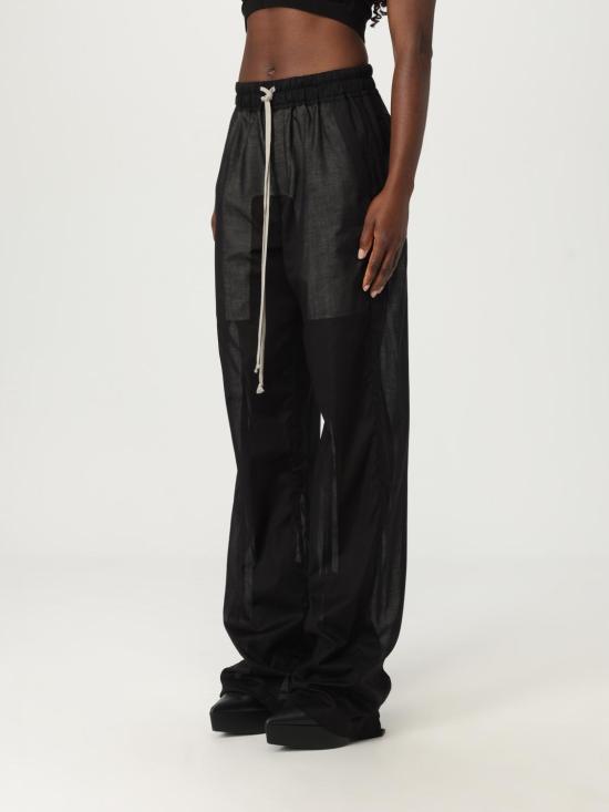 25FW 릭 오웬스 트레이닝/조거 팬츠 RP01E7325CV 09 Black - RICK OWENS