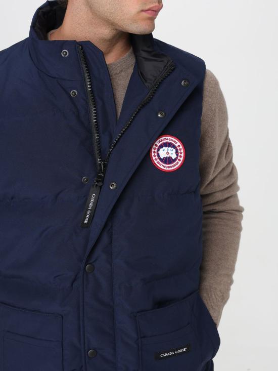 25FW 캐나다구스 프리스타일 크루 베스트 블랙 라벨 4159M 9063 Navy - CANADA GOOSE