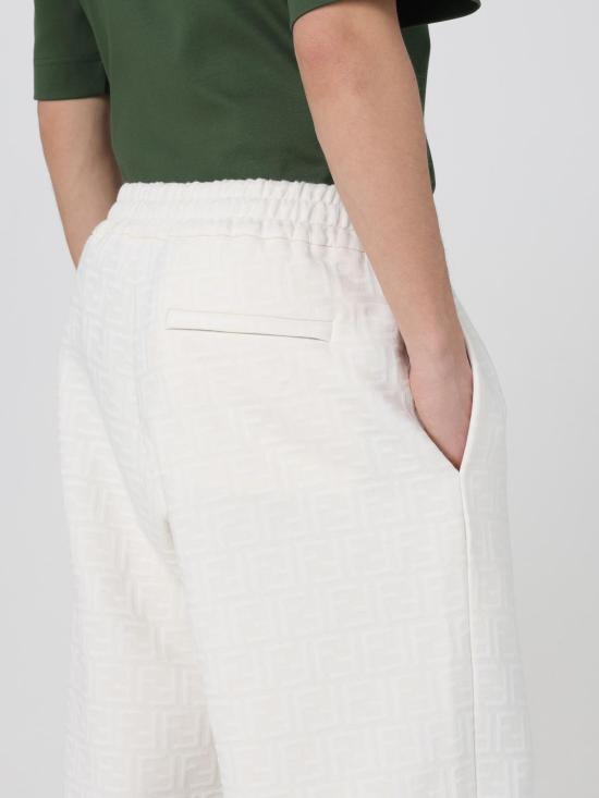 25FW 펜디 스트레이트 팬츠 FAB926AU8O F1BJD White - FENDI