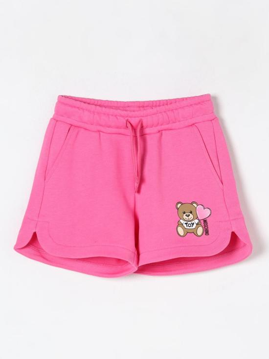 25FW [키즈] 모스키노 쇼츠/버뮤다 HDQ01MLCA52 50533 Fuchsia