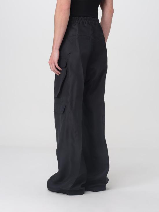 25FW 릭 오웬스 스트레이트 팬츠 RR01E5339SG 09 Black - RICK OWENS