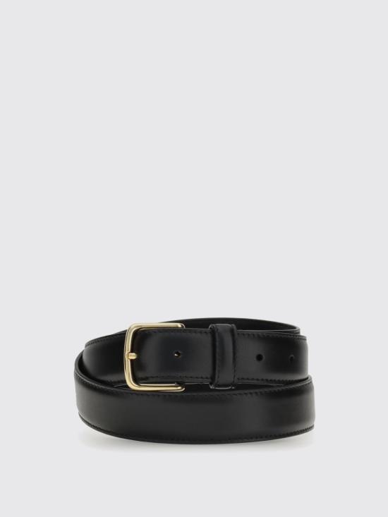 26SS 더로우 클래식 레더 벨트 W1283L60A BAG Black