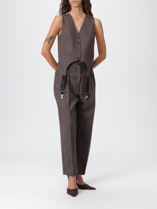 25FW 에리카 카발리니 팬츠 P5WZ25 X17 Brown - ERIKA CAVALLINI