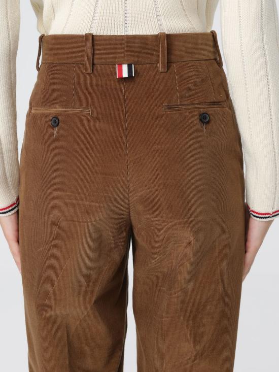 25FW 톰브라운 스트레이트 팬츠 FTC400UF0957 210 Brown - THOM BROWNE