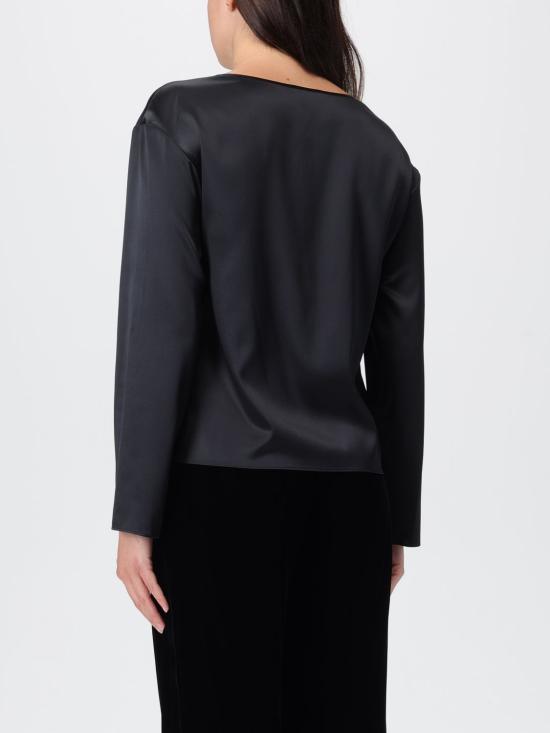 25FW 엠포리오 아르마니 블라우스 EW002198AF17300 UC001 Black - EMPORIO ARMANI