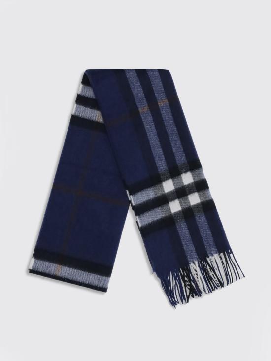 26FW 버버리 체크 캐시미어 스카프 8113948 Blue - BURBERRY