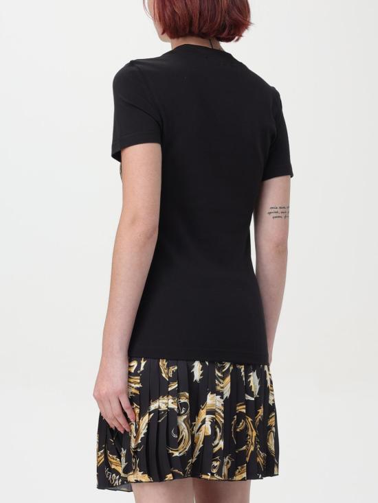 25FW 베르사체 반팔 티셔츠 77HAHT02CJ03T G89 Black - VERSACE