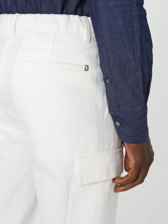 25FW 돈답 스트레이트 팬츠 UP668GF0054U002 001 White - DONDUP