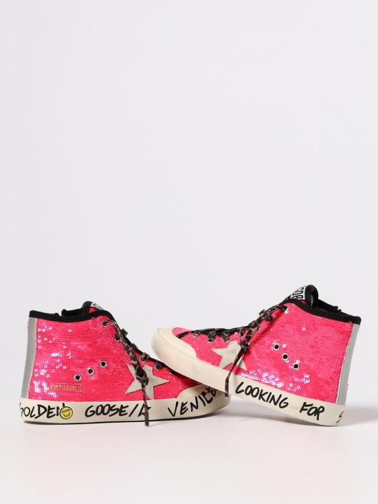 25FW [키즈] 골든구스 스니커즈 GYF00114F00758025612 Fuchsia - GOLDEN GOOSE