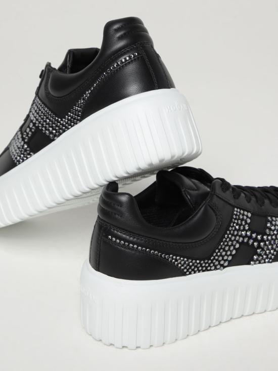 25FW 호간 뮬/슬리퍼 HXW6450FO60U48 B999 Black - HOGAN