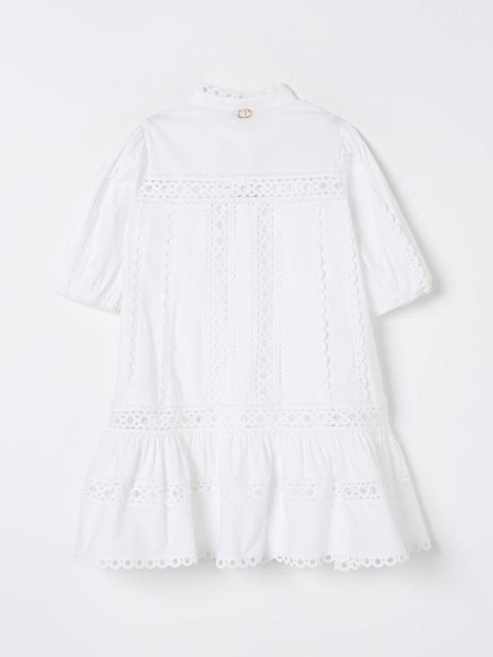 25FW [키즈] 트윈셋 원피스 251GJ2410 00808 White - TWINSET