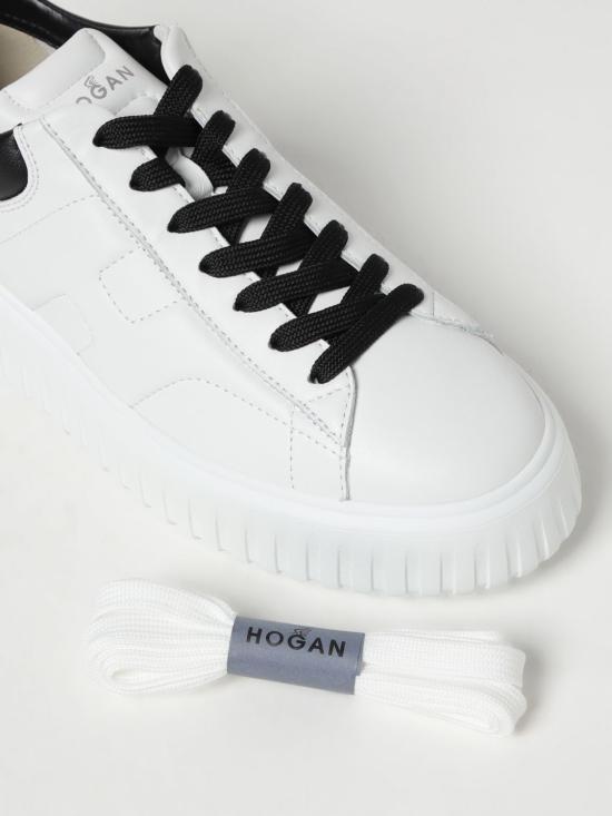 25FW 호간 H 스트라이프 스니커즈 HXM6450FC60LE9 0001 White - HOGAN