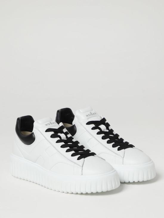 25FW 호간 H 스트라이프 스니커즈 HXM6450FC60LE9 0001 White - HOGAN