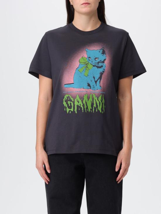 25FW 가니 키티 티셔츠 T4340 252 Grey