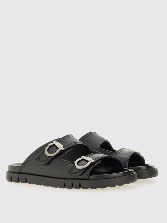 25SS 살바토레 페라가모 뮬/슬리퍼 774491027970 001 Black - SALVATORE FERRAGAMO