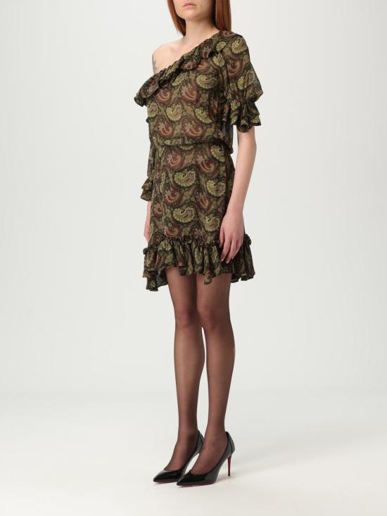 25FW 생로랑 롱 원피스 815701Y4K95 3689 Multicolor - SAINT LAURENT