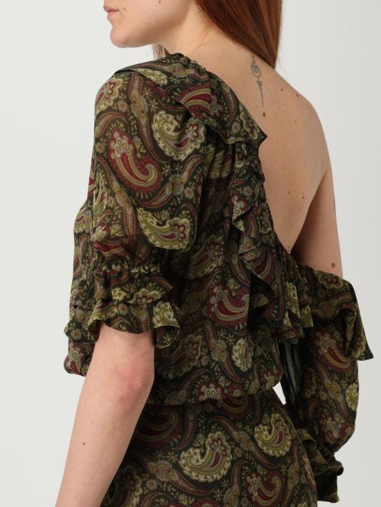 25FW 생로랑 롱 원피스 815701Y4K95 3689 Multicolor - SAINT LAURENT