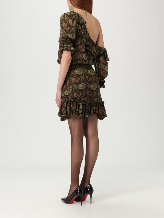 25FW 생로랑 롱 원피스 815701Y4K95 3689 Multicolor - SAINT LAURENT