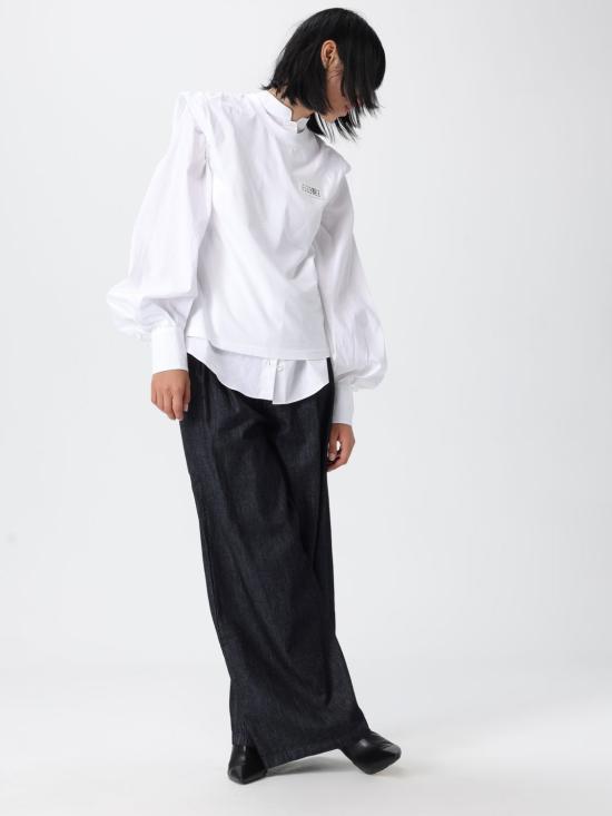 25FW MM6 메종마르지엘라 반팔 티셔츠 S62GD0210M20115 100 White - MM6 MAISON MARGIELA