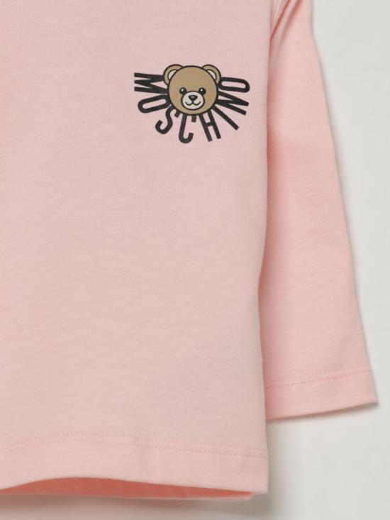 25FW [키즈] 모스키노 풀오버 MVO00RLAA10 50209 Pink - MOSCHINO