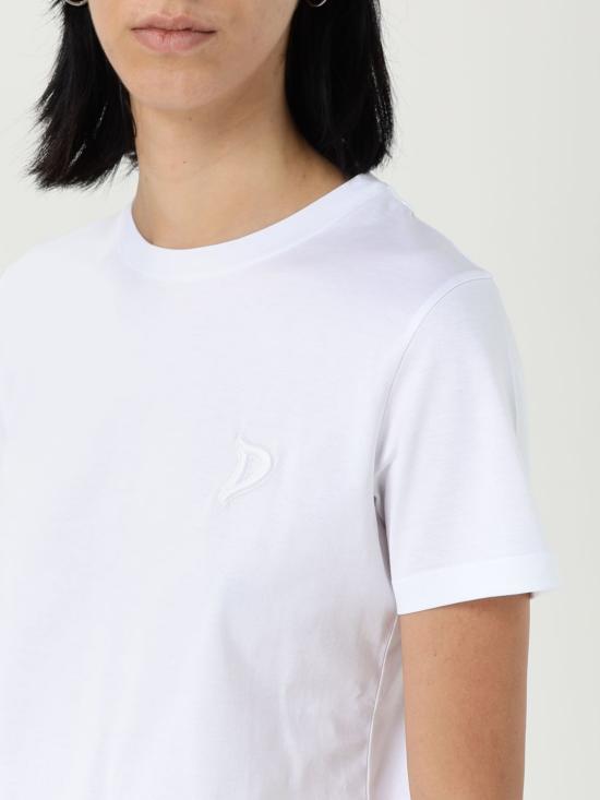 25FW 돈답 반팔 티셔츠 S746JF0271DFZ4 000 White - DONDUP