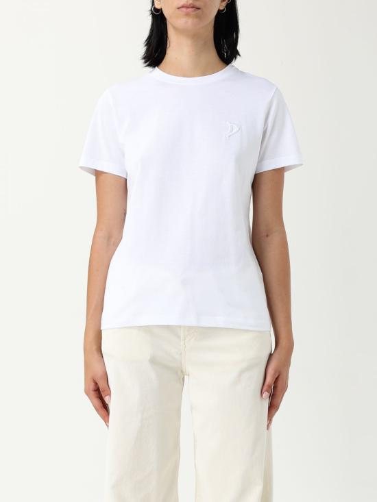 25FW 돈답 반팔 티셔츠 S746JF0271DFZ4 000 White