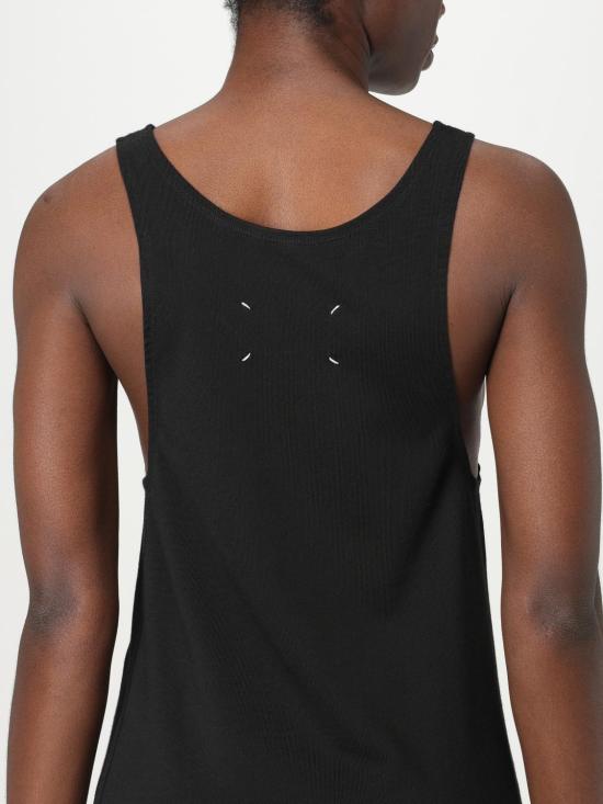 25FW 마르지엘라 민소매 티셔츠 S51NL0048S24522 900 Black - MAISON MARGIELA