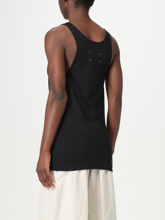 25FW 마르지엘라 민소매 티셔츠 S51NL0048S24522 900 Black - MAISON MARGIELA