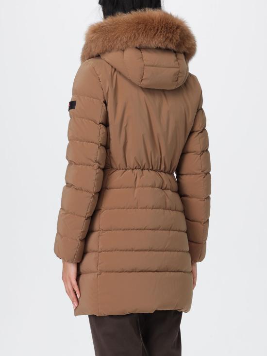 25FW 페트레이 세리올라 ML 06 하이칼라 퍼 롱 다운 재킷 PED545801190986 894 Brown - PEUTEREY