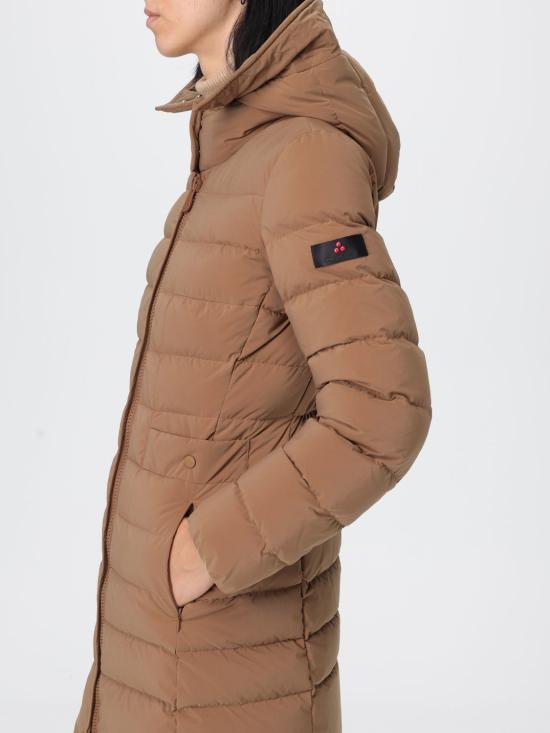 25FW 페트레이 세리올라 ML 06 하이칼라 퍼 롱 다운 재킷 PED545801190986 894 Brown - PEUTEREY