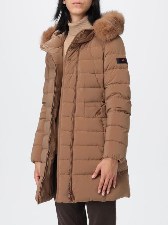25FW 페트레이 세리올라 ML 06 하이칼라 퍼 롱 다운 재킷 PED545801190986 894 Brown - PEUTEREY