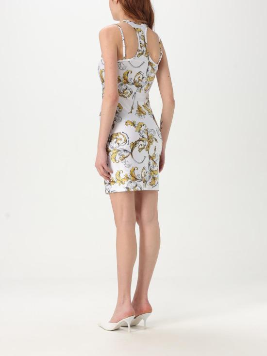 25FW 베르사체 롱 원피스 78HAO914JS470 G03 White - VERSACE