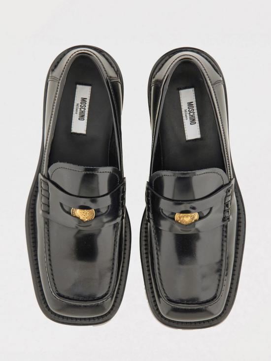 25FW 모스키노 로퍼 MA10423M1NMJ0 000 Black - MOSCHINO