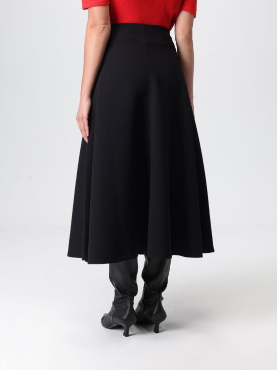 25FW 자크뮈스 롱 스커트 SKW00635AW00632 990 Black - JACQUEMUS