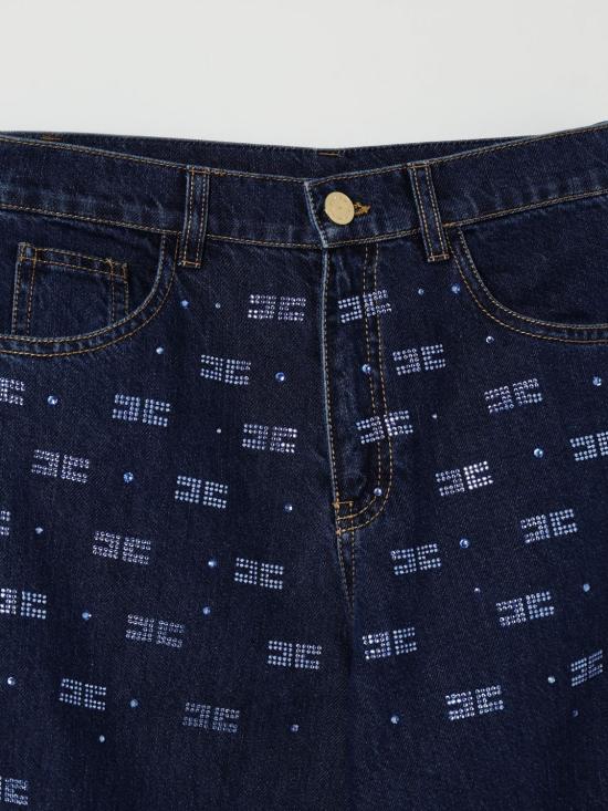 25FW [키즈] 엘리자베타프랜치 진 EFPA295CDF011 4000 Blue - ELISABETTA FRANCHI