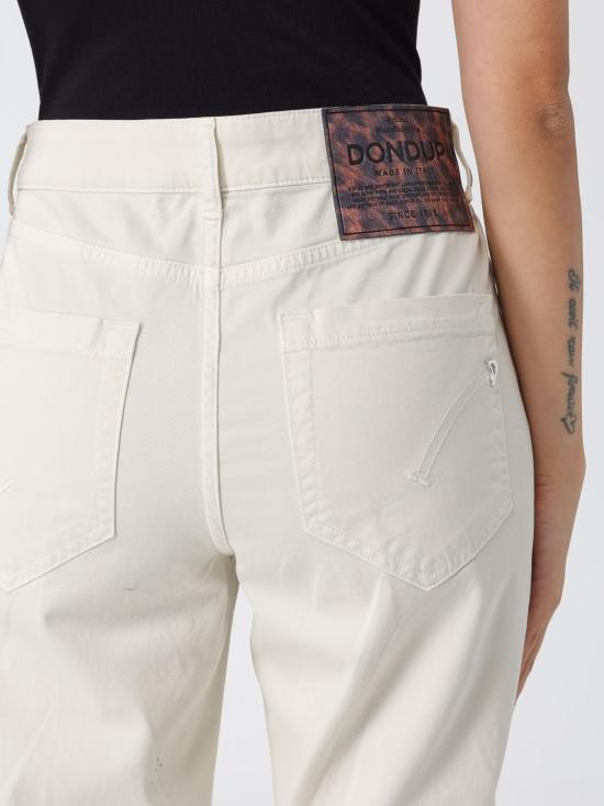 25FW 돈답 팬츠 DP268BGSE043DPTD 005 Milk - DONDUP