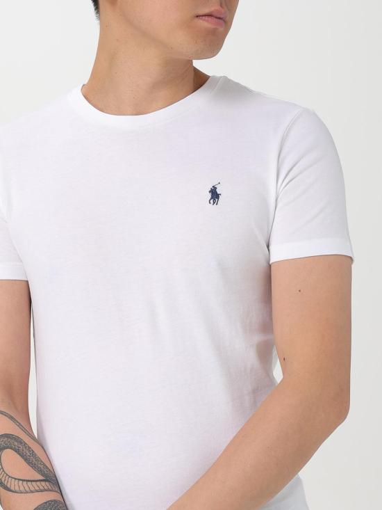25FW 폴로 랄프로렌 반팔 티셔츠 710680785 003 White - POLO RALPH LAUREN