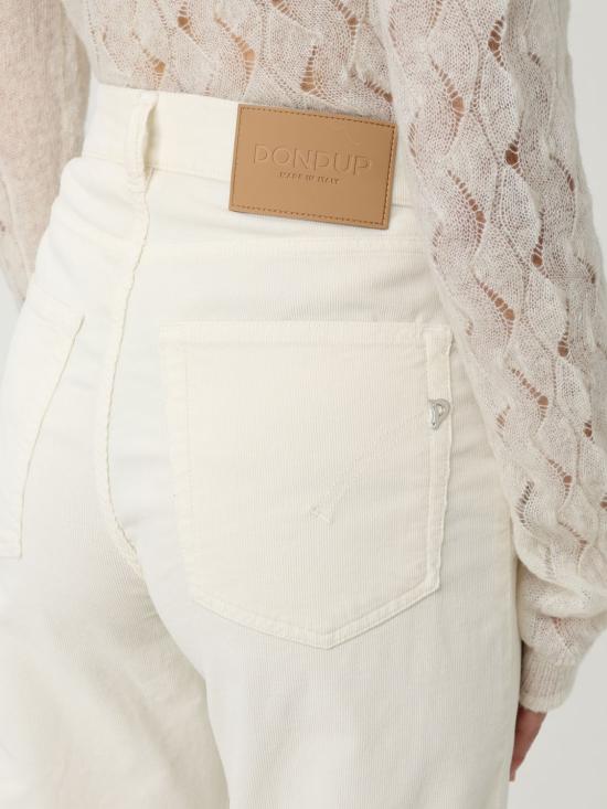 25FW 돈답 스트레이트 팬츠 DP619VS0030DBM5 002 White - DONDUP