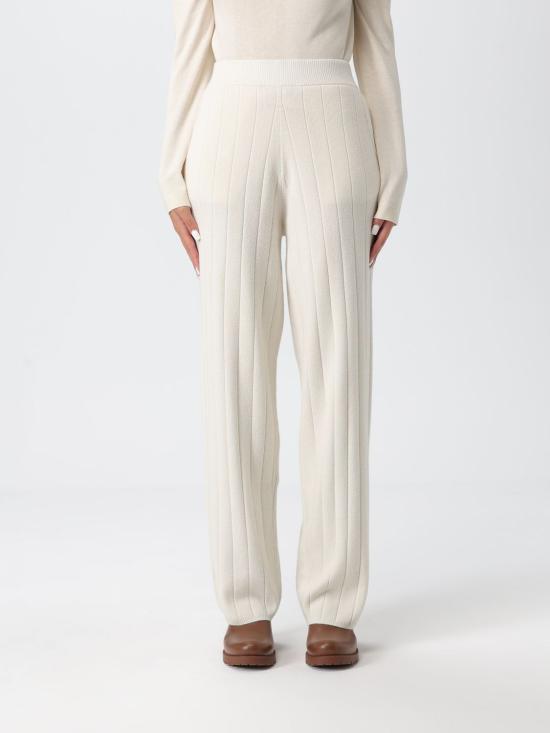 25FW 막스마라 스트레이트 팬츠 2521336029600 003 White