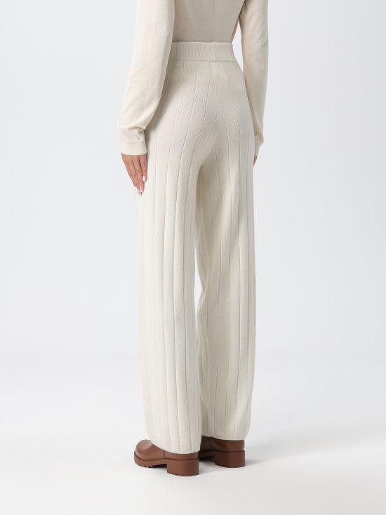 25FW 막스마라 스트레이트 팬츠 2521336029600 003 White - MAX MARA