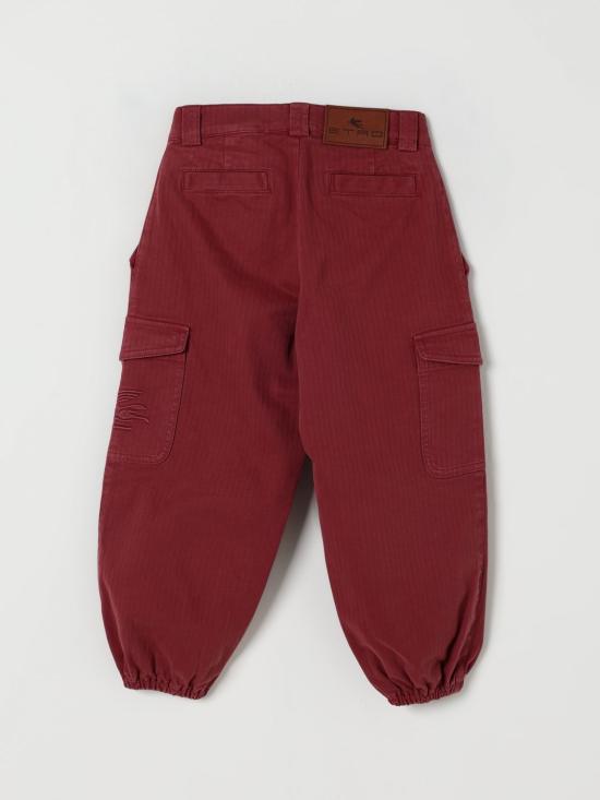 25FW [키즈] 에트로 트레이닝/조거 팬츠 GX6P40G0064 416 Red - ETRO