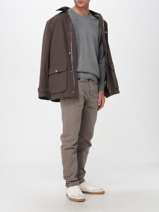 25FW 브루넬로 쿠치넬리 캐시미어 니트 M2200100 CF423 Grey - BRUNELLO CUCINELLI