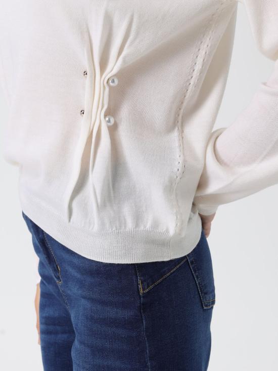 25FW 리우조 터틀넥 CF5041MA82O X0718 Milk - LIU JO